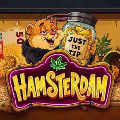 El logo de la Hamsterdam Maquina Tragamonedas