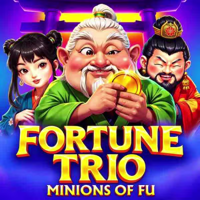 El logo de la Fortune Trio: Minions of Fu Maquina Tragamonedas