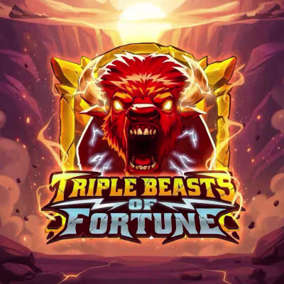 Logo de la tragaperras Triple Beasts of Fortune de Play'n GO