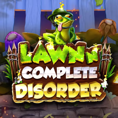 Logo de la tragaperras Lawn N’ Complete Disorder de Play'n GO