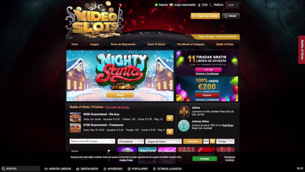 El sitio de el casino online VideoSlots