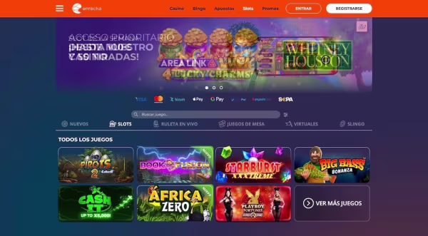 La secion tragaperras de Enracha