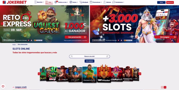 El sitio de el casino online JOKERBET