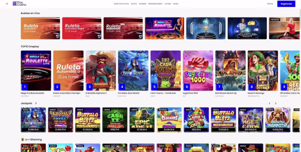 El sitio de el casino online One Play