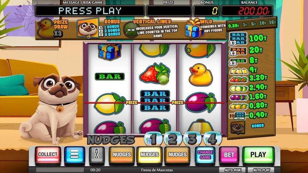 Diversión con slots animales online