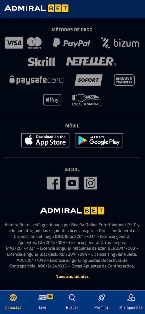 Admiralbet Mobile