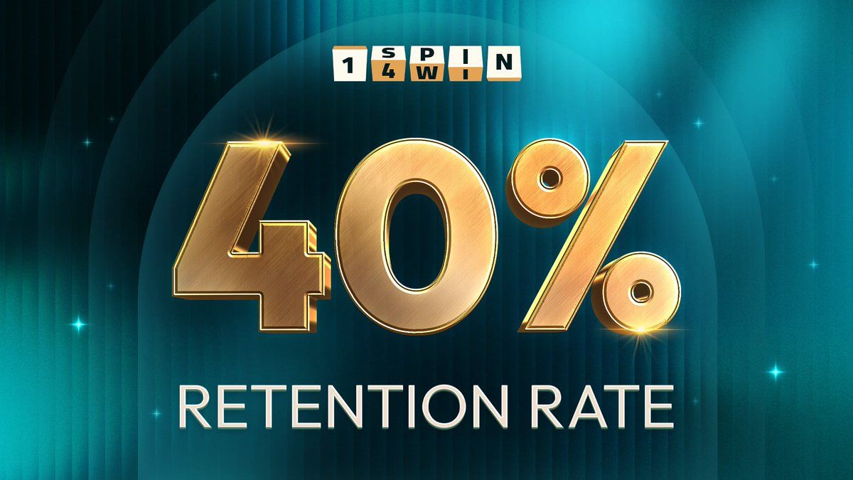 1spin4win alcanza una retención mensual del 40% en su Slots