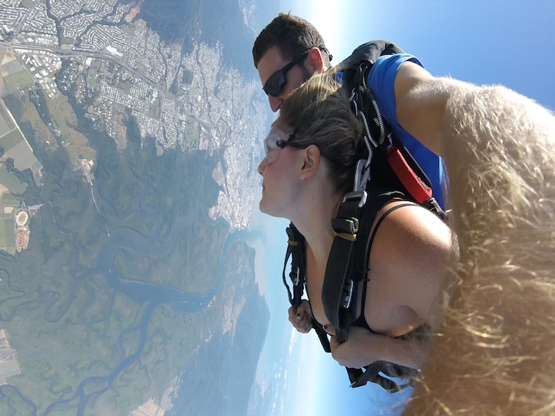 Me skydiving