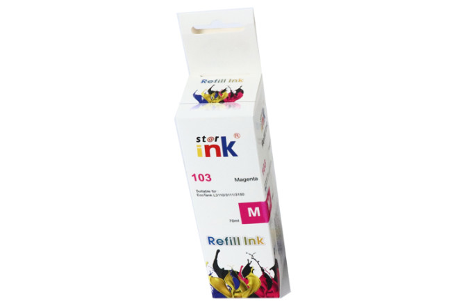 בקבוק דיו מגנטה תואם EPSON 103 Magenta ink bottle 65ml C13T00S34A אפסון