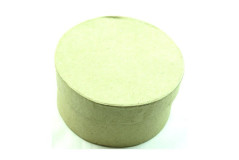 קופסת נייר עבודת יד , גודל 6-11 ס``מ - עגול