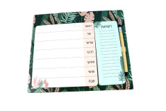 לוח תכנון שבועי מגנטי גנרי , ירוק
