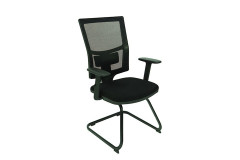 כסא המתנה גב רשת דגם LISA כולל ידיות מתכוננות - 8230
