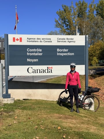 Me at the US/Canada border in Noyan