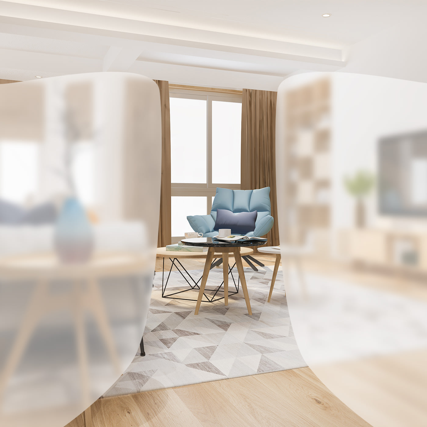 Normaler Sehbereich - Gleitsichtglas