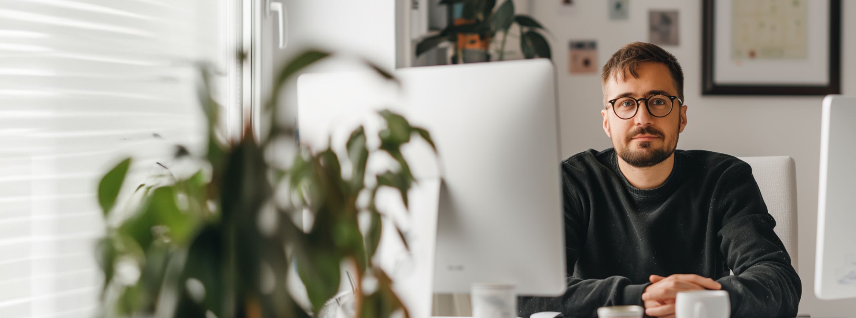 Person wearing Computer Glasses