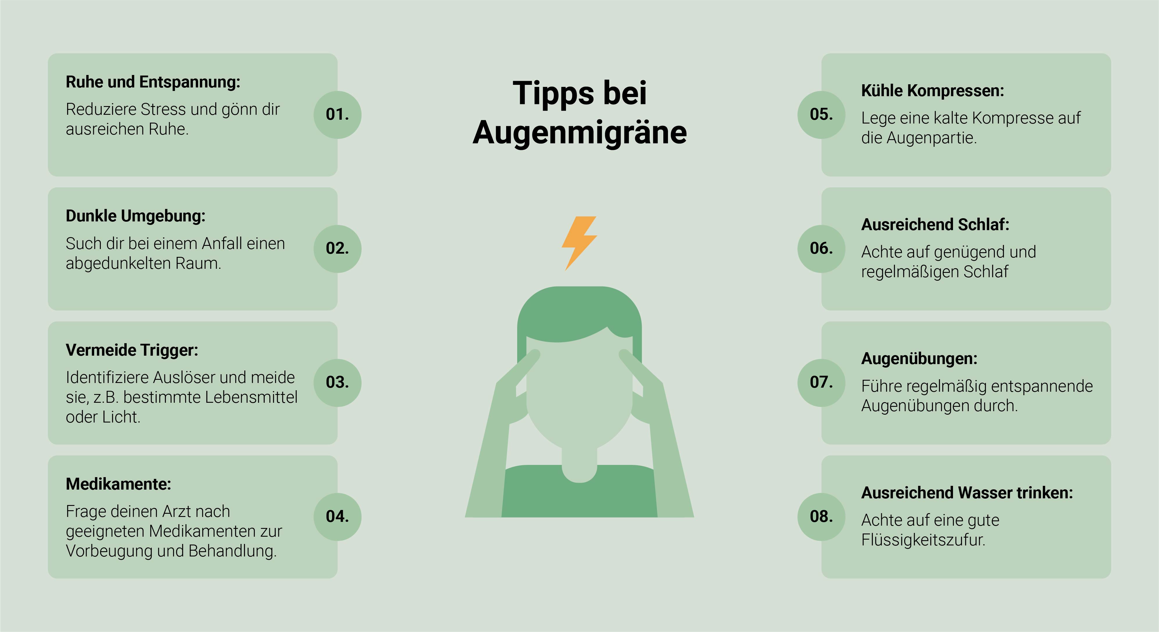 Tipps bei Augenmigräne