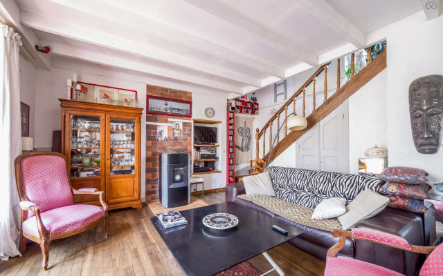 Villa Symphorien au coeur du bourg de Surzur, chambre "Ile d'Arz"