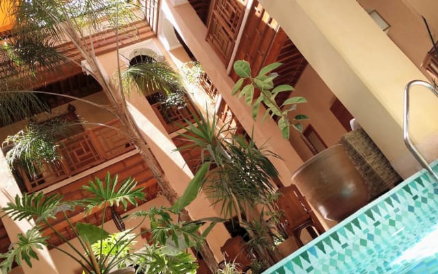 Riad Charm Medina Pool, Spa, BnB, Garten Panoramadach