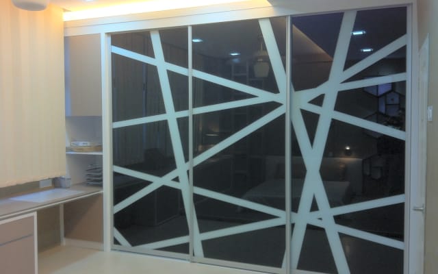Designer space with the attached bathroom and full equipped kitchen...