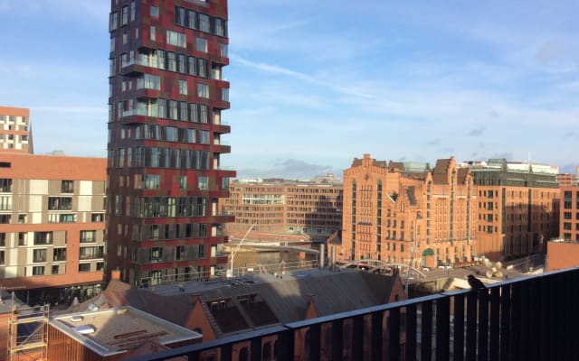 Camera con vista - vicino al centro città in Hafencity