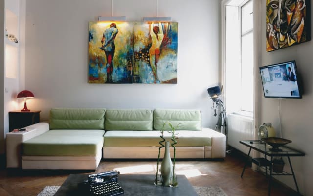 Arty loft Budapest - 82m2 in city center for 6 pers