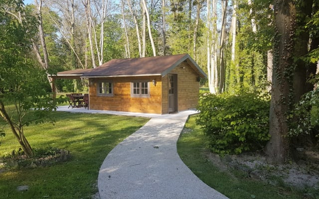 chalet au cœur de forêt