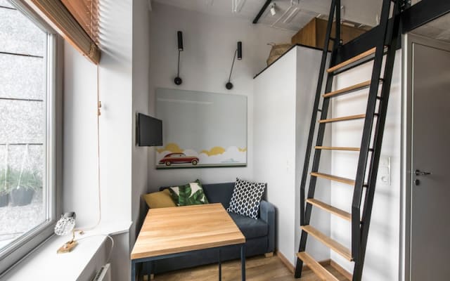 Studio Loft branché dans le centre de Vilnius