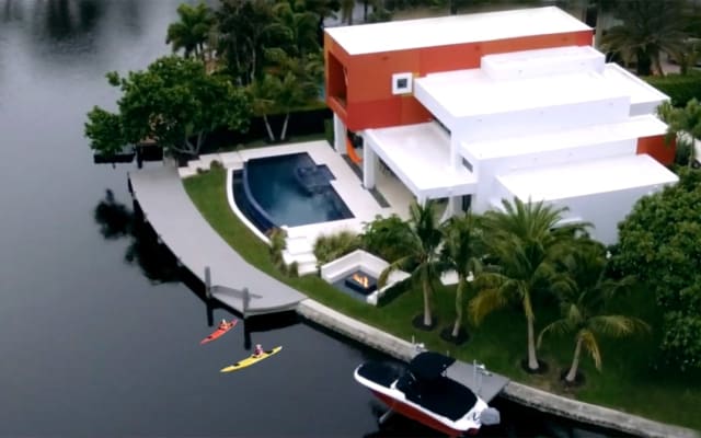 Waterfront Exquisite Contemporary Luxury Home