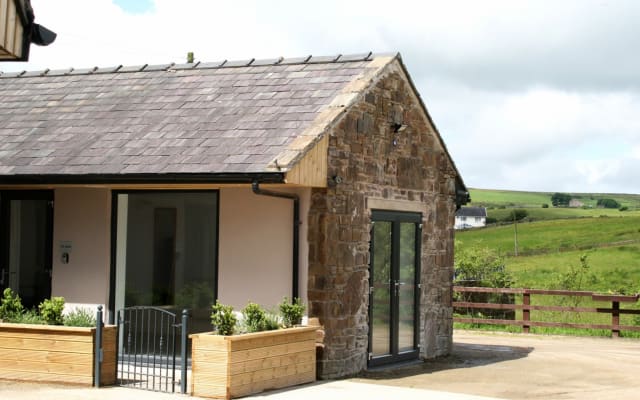 Moderno cottage open space in campagna