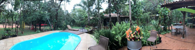 En el centro del bosque de sabana
