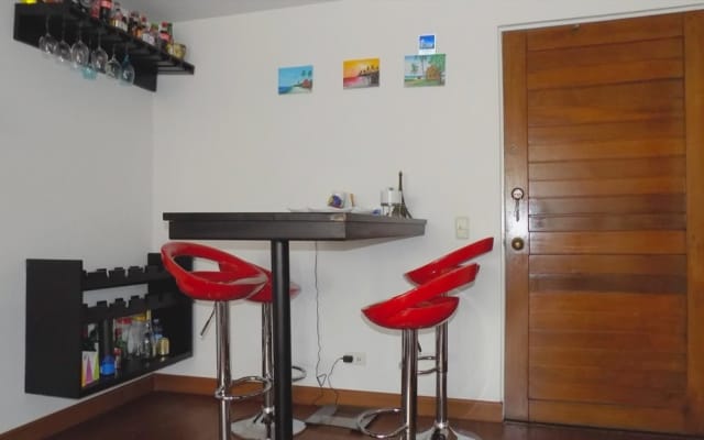 Quarto duplo e casa de banho privada em Chapinero Alto