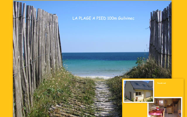 " LA PLAGE A PIED " 100m ~ Guilvinec ~ BRETAGNE