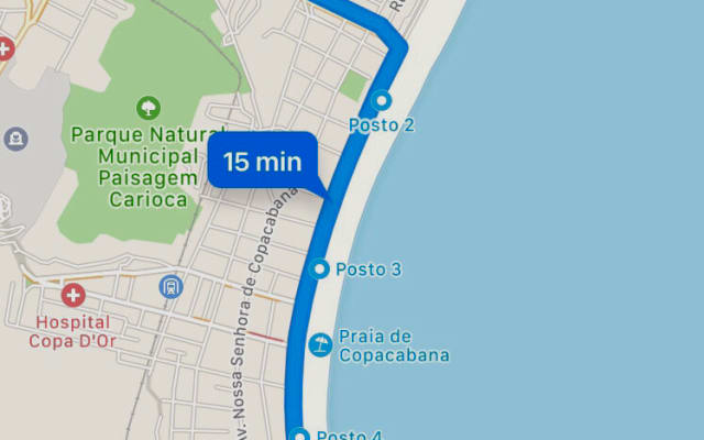 Perfektes Privatzimmer (mit Kühlschrank), 1min Copacabana Strand/5...