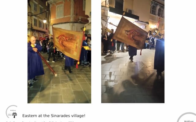 Traditionelles griechisches 2-stöckiges Haus in einem Dorf, nahe dem Meer, Insel Korfu - Foto 8
