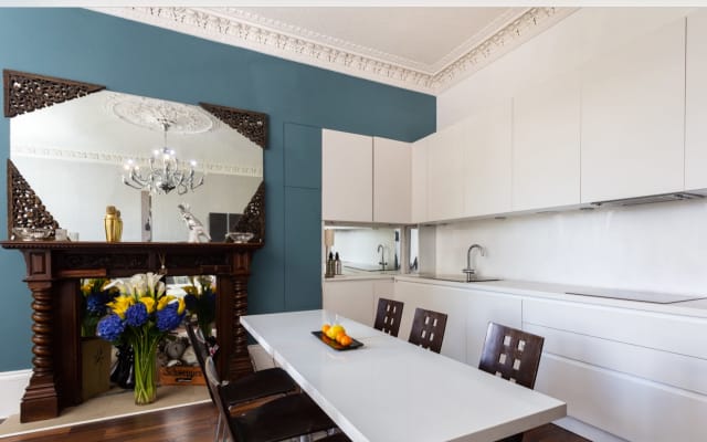 A Unique Elegant large Garden flat overlooking Clapham Common London