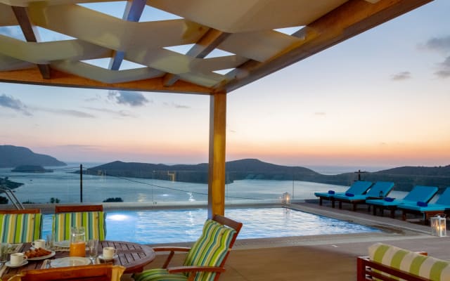 Elounda Panorama, vistas panorâmicas sobre o mar, piscina de beiral...