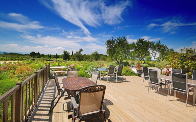 Charming guest rooms overlooking the vines