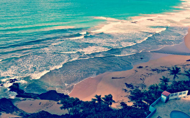 OCEAN VIEW GORGEOUS ENTIRE ONE BEDROOM APT In LUQUILLO P.R. AMAZING