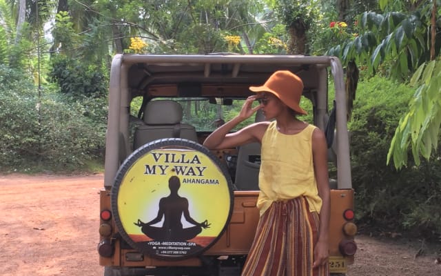 VillaMyWay YogaHolidaySriLanka à 5 minutes en TukTuk de la plage