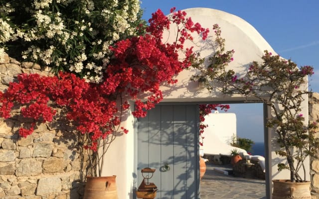 Casa de hóspedes em frente à praia de Mykonos