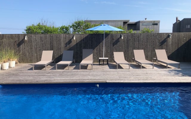 Fire Island Pines 2bed/2.5bath +cabana, heated pool, great ocean views