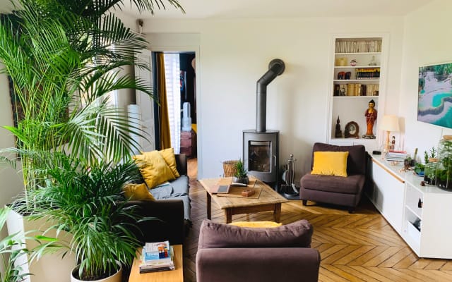 Appartement avec grande chambre proche Montmartre et quartier Indien