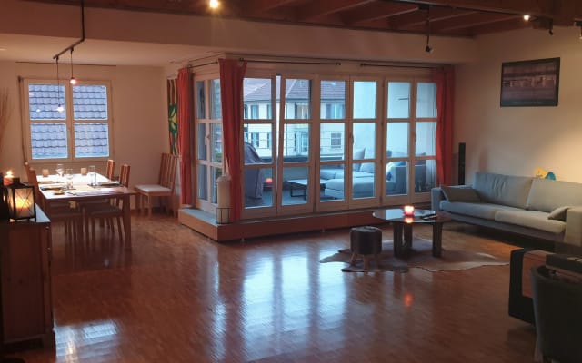 Andreas's listing on misterb&b - Livingroom view to Terasse