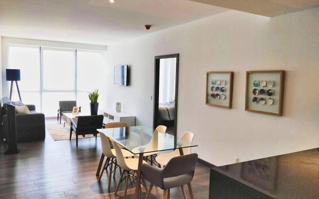 Gorgeous 1 BR Apt in Polanco w / schöne Aussicht auf die Stadt BG60