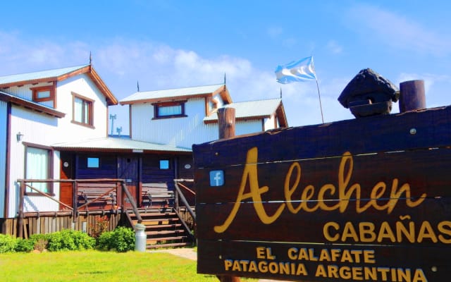 Cabana patagónica com vista para o Lago Argentino. Café da manhã incluí