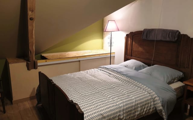 Single room in the countryside.