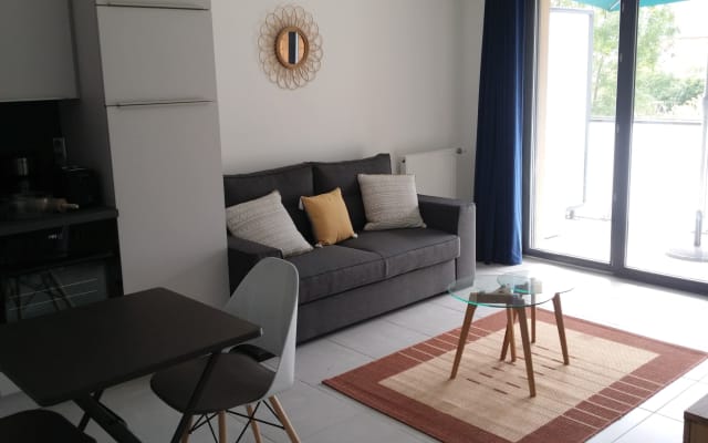Aix-les-Bains T2 em residência com nova decoração contemporânea