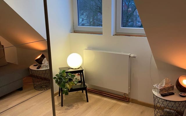 Quarto privado moderno e acolhedor em Rüttenscheid Loft