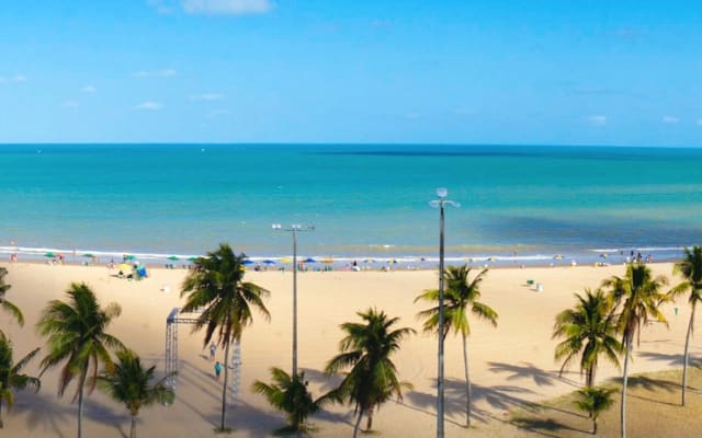 Piso 414 Marinas: ¡frente al mar en João Pessoa-PB!