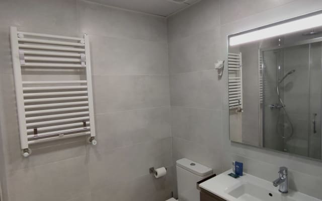 Gran habitación doble con baño privado en Embajadores - Lavapies